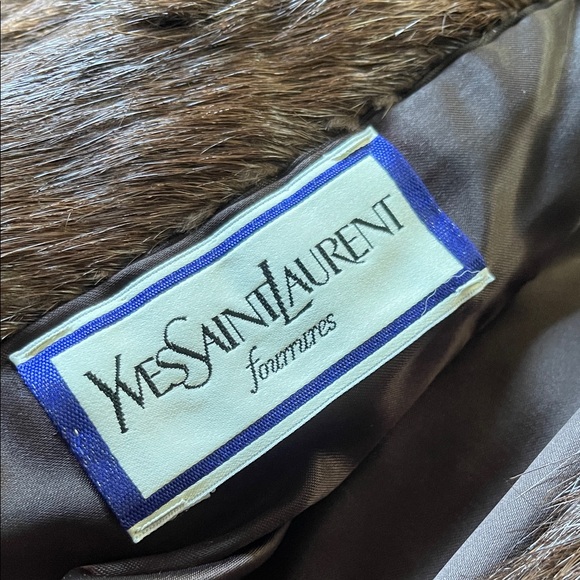 YSL Brown Fur Coat - Picture 2 of 16
